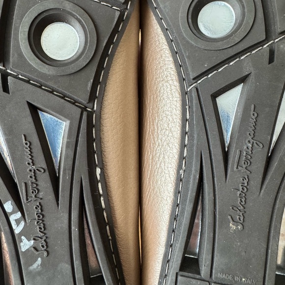 Salvatore Ferragamo Tan Leather Loafers - Picture 5 of 5
